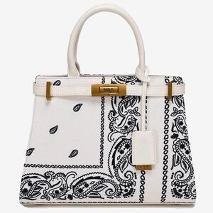 NDG Paris 300MM White Bandana Bag NIB